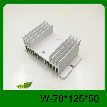 1 ADET Yeni W-70*125*50 Alüminyum alaşımlı ısı emici 20A-60A köprü doğrultucu modülü ısı emici