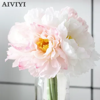 1 Buket DIY Taze yapay çiçek Biberiye İpek Çiçek Sahte bitki Dış ticaret ürünleri Düğün Ev Partisi Dekoratif