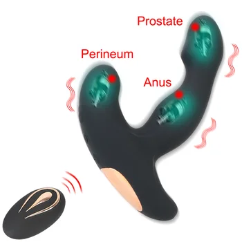 12 Frekans Butt Plug Yapay Penis Vibratör Anal Vajinal Stimülatör Anal Plug Seks Oyuncakları Erkekler Kadınlar İçin Erkek Prostat Masajı