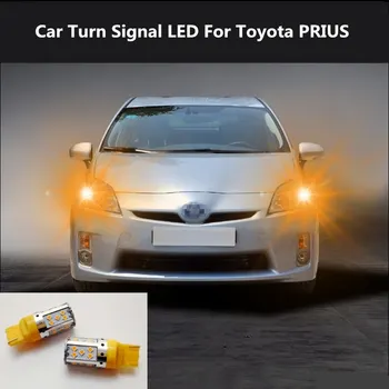 2 ADET Araba Dönüş Sinyali LED komuta ışığı far modifikasyonu 12V 10W 6000K Toyota PRİUS 2005-2019 İçin