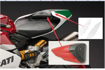 2015 2016 2017 Ducati 1299 959 Panigale R S Motosiklet Arka yolcu koltuğu Kapağı Kukuletası Kırmızı Siyah Karbon 15 16 17 16