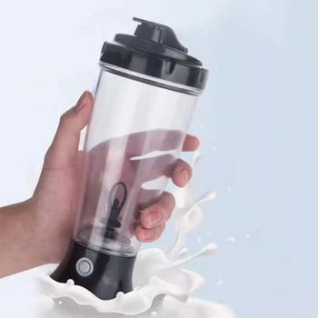 350ML Otomatik Kendini Karıştıran Protein çalkalama şişesi Taşınabilir Hareket Karıştırma Su Şişesi sporcu shakerı Spor Salonu için Güçlü Şişe