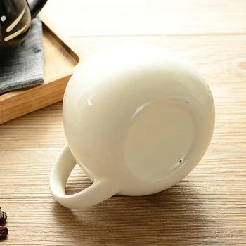 420 ml güzel beyaz / siyah kedi kahve süt ışık seramik severler kupa çiftler fincan