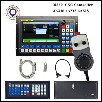 5/4/3 eksenli CNC sistemi otomatik takım değiştirmeyi destekler, ATC çok işlemli işleme, genişletilmiş klavye, acil durdurma MPG M350