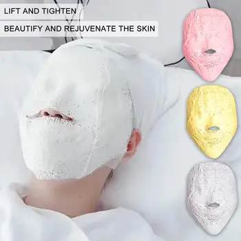5 Adet Mumya Yüz Maskesi Su katılaşmış mikro ısı transferi Dolaşımını Teşvik Kollajen Yüz Mumya Şekillendirici Maske kadınlar için