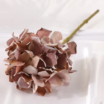 5 Adet Simülasyon Klasik Ortanca Sahte Çiçekler Şube Sonbahar Dekorasyon İpek Çiçek Düğün Ev Dekorasyon Ortanca Çelenk