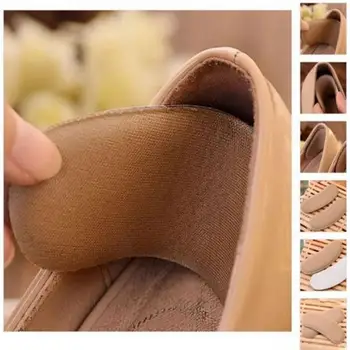 5 Pairs Kumaş Yapışkan Geri Topuk Sapları Ayakkabı Sünger Yastık Astarı Ped Gömlekleri