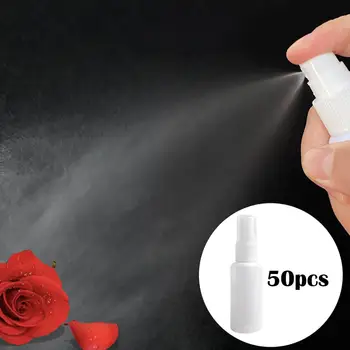 50 Adet Mini Boş Sprey Şişeleri 30ml Parfüm Atomizer Pompası Püskürtücü Doldurulabilir Kullanımlık İnce Sis Sprey Su Fışkırtma Şişeleri