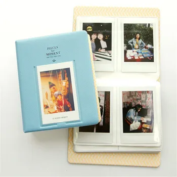 64 Cepler Polaroid Fotoğraf Albümü Aile Portre Bellek Düğün Fotoğrafları Mini Anında Resim Durumda Depolama Kitap çocuklar için doğum günü hediyesi