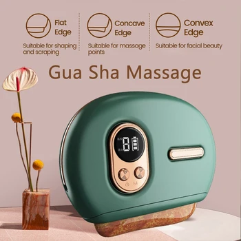 Akıllı elektrikli Bianstone kazıma kurulu taşınabilir masaj titreşim kazıma cihazı güzellik ısıtma yüz masajı vücut gevşeme