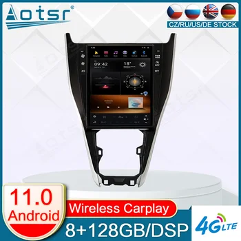 Android 11 8G 128G Qualcomm 665 Toyota Harrier 2013-2018 İçin Tesla Ekran Araba Oto Stereo radyo Multimedya otomatik gps Navigasyon