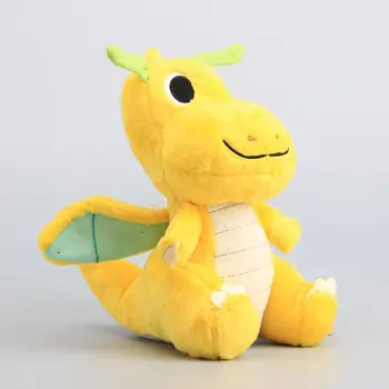 Anime Bebek Dragonite Peluş Oyuncak Koleksiyon Peluche Yumuşak Dolması Hayvan Bebekler Çocuk Hediye 8 
