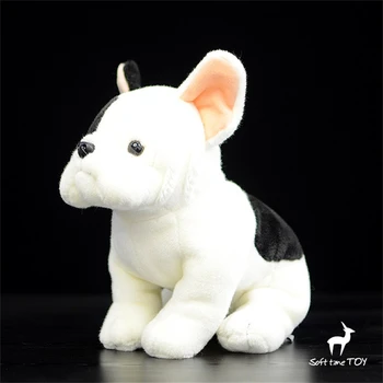 Bulldog Yüksek Sadakat Anime Sevimli Peluş Koyun Köpek peluş oyuncaklar Gerçekçi Hayvanlar Simülasyon Dolması Bebek Kawai Oyuncak Hediyeler Çocuklar İçin