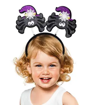 Cadılar bayramı Kostüm Bantlar Ürkütücü Göz Küresi Kafatası Örümcek Kafa Dekor Aksesuarları Cadılar Bayramı Partisi saç bandı Malzemeleri ve Sahne