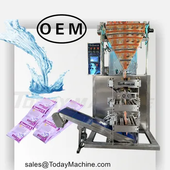 Cilt Bakımı Örnek Şampuan 10 Çok Şeritli Paketleme Makinesi
