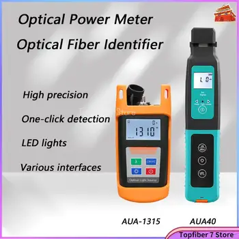 COMPTYCO 2 ADET AUA-1315 Optik Güç Ölçer Taşınabilir 1310, 1550nm +AUA-40 Canlı Fiber tanımlayıcı Optik Fiber tanımlayıcı