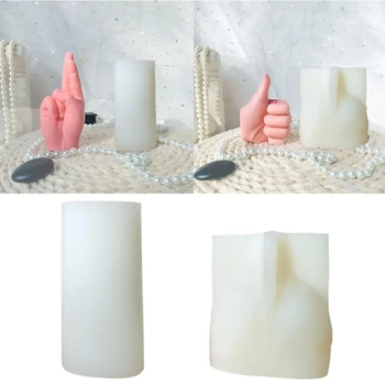 CPDD Parmak Dekorasyon Mum silikon kalıp Reçine Epoksi Zanaat Polimer Kil El Sanatları DIY Süs Takı Mum Yapımı Aracı