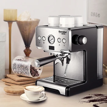 Crm3605 Kahve Makinesi 15bar İtalyan Yarı Otomatik Ev Kahve makinesi Espresso makinesi Cappuccino Latte ve Mocha 220V