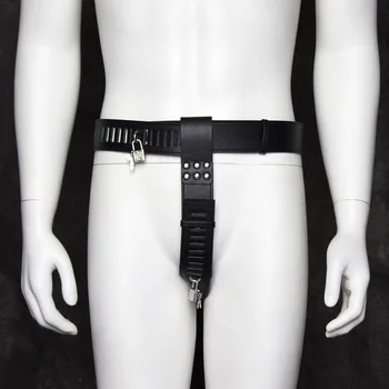 Deri Esaret Kemer Erkek Kostüm İç Çamaşırı Yetişkin Oyunları Erotik Köle Sınırlamalar Pantolon Seks Oyuncakları Erkekler İçin Fetiş Giyim Külot