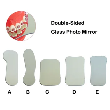 Diş Çift Taraflı Fotoğraf Ağız Aynalar İntraoral Fotoğraf Cam Reflektör Yüksek Dayanıklılık Otoklavlanabilir
