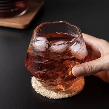 El yapımı viski bardağı şarap bardakları ısıya dayanıklı Su Bardağı Likör Viski Kristal şarap bardağı Konyak Brendi Snifter Drinkware