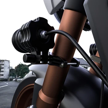 Evrensel Montaj Braketi Motosiklet Tampon Modifiye Far Standı Spot uzatma direği Çerçeve Destek Braketi Tutucu