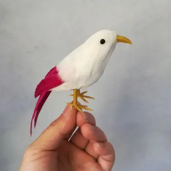 gerçek hayat oyuncak kuş tüyleri kuş yaklaşık 15 cm canlı kuş modeli el sanatları bahçe Dekorasyon sahne h0948