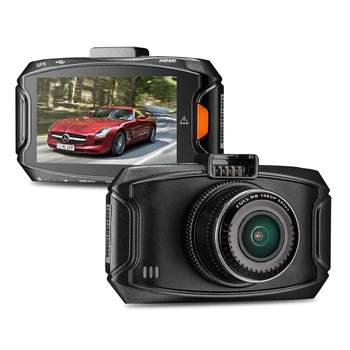 GS90C Araba DVR Kamera 2.7 inç LCD Ekran HD 2304x1296 P 170 Derece Geniş Açı Görüntüleme, destek Hareket Algılama / TF Kart