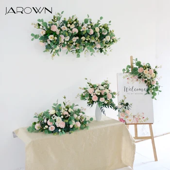 JAROWN Düğün Çiçekleri Masa Çiçek Centerpiece Karşılama Alanı Dekorasyon yapay çiçek Sıra Sahne Çiçek Sandalye Geri Çiçek Seti