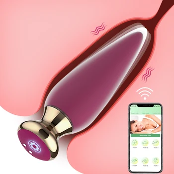 Kablosuz Uzaktan Anal Vibratör Seks Oyuncak Erkekler Kadınlar İçin Anal Plug Erkek Prostat Masajı Vajina G Noktası Yapay Penis Vibratör Anüs Butt Plug