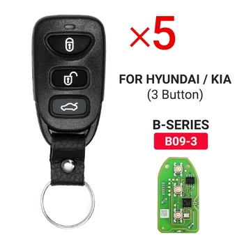 KEYDIY B09 - 3 Araba Uzaktan Anahtar 3 Düğme B Serisi KD Uzaktan Kumanda Araba Anahtarı KD900 KD900 + URG200 KD-X2 Mını Hyundai Kia İçin