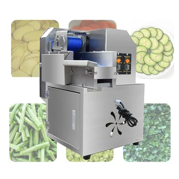 Küçük Biber Kesme Halkası Makinesi Ticari Sebze Kesici Makinesi Çok fonksiyonlu Çizgi Biber Yeşil Soğan Kesme Makinası