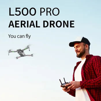 L500PRO Katlanabilir GPS Drone 5G WIFI FPV 120 Geniş Açı 4K Çift Kamera fırçasız motor Konumlandırma Rc Drone Quadcopter Çocuk Hediye