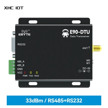 LoRa Endüstriyel Kablosuz Dijital Radyo RS485 RS232 XHCIOT E90-DTU(433L33) - V8 Modbus TCP to RTU 12KM Anti-parazit Kablosuz Modem