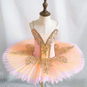 Mor Payetli Profesyonel Bale Tutu Kadın Yetişkin Bale Elbise Kız Çocuklar Sahne Giyim Kuğu Gölü Dans Balerin Kostümleri Giymek