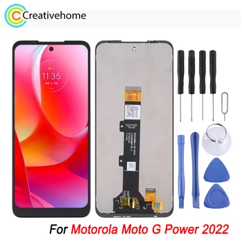 Motorola Moto G Power 2022 için Çerçeveli / Çerçevesiz Yüksek Kaliteli LCD Ekran ve Sayısallaştırıcı Tam Meclisi