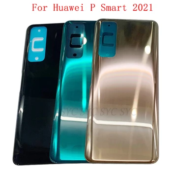 Pil Kapağı Arka Kapı Kılıfı Konut Huawei P Akıllı İçin 2021 arka kapak Logo ile Onarım Parçaları