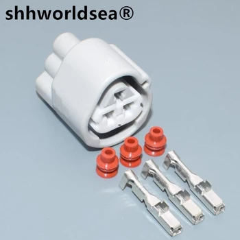 shhworldsea 3 Pin 6189-0486 Otomotiv Konektörü Su Sıcaklık Sensörü Priz Toyota İçin