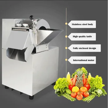 Ticari Sebze Meyve Patates Havuç Soğan Ananas Dilimleme Makinesi Kesici kesme makinası