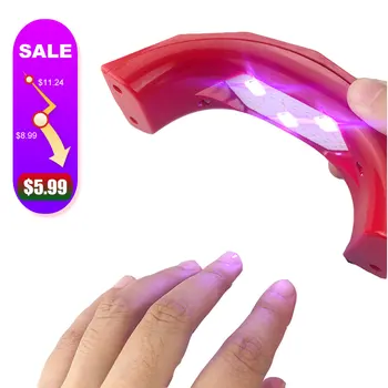 Ucuz Lamba Kurutma Oje USB Kurutucu Gökkuşağı Manikür Jel Mini Kurutucular Araçları DIY UV