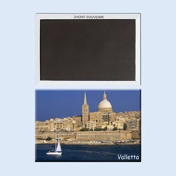 Valletta-Malta Seyahat Buzdolabı Mıknatısları 21211, Dünya Çapında Turist Hediyelik Eşya; buzdolabı mıknatısı hediye
