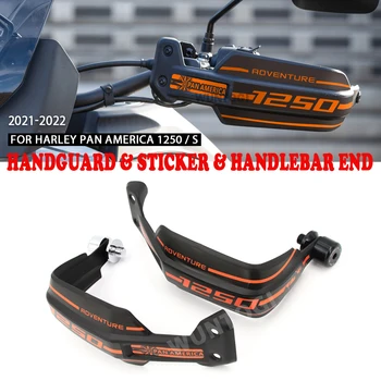 Yeni Motosiklet PAN AMERİKA 1250 PA1250 PANAMERICA1250 Kavrama Üst Uç Bar Cap Sonu Fişler Çıkartmalar Koruma Handguard