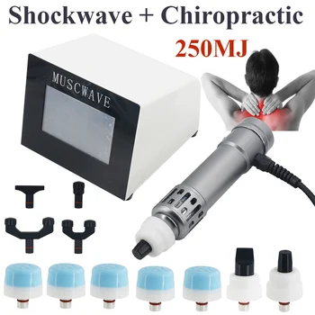 Yeni Shockwave Terapi Makinesi Omuz Ağrısı İçin 250MJ Şok Dalga Masaj Cihazı Erkekler ED Tedavisi Vücut Relax Kayropraktik Araçları