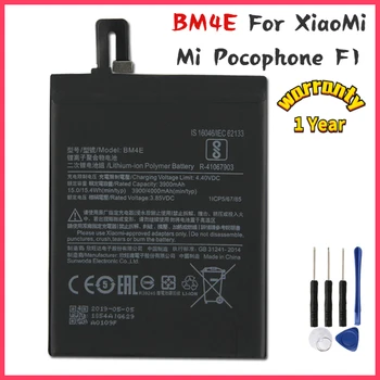 Yeni çığlık BM4E Telefonu Pil İçin Xiaomi Mİ Pocophone Poco F1 Pil Uyumlu yedek Piller 4000mAh Ücretsiz Araçlar