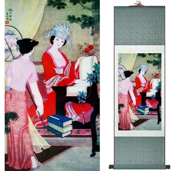 Çin sanat resmi ev ofis dekorasyonu çin resim sanatı sanat figürü boyama 2019082213