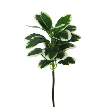 Çiçek Yapay Banian Şube Sahte Plastik Yeşil Bitki Dekor Bırakın Ev Banyan Kapok Yaprakları PVC Buket Ağacı Simülasyon Bitkiler