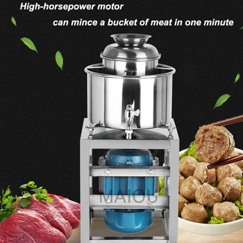 Çok Fonksiyonlu Et Kıyma Köfte Çırpıcı Köfte Makinesi Ticari Domuz Sığır Makinesi Gıda Kesim Et Üreticisi Paslanmaz Çelik