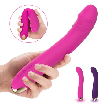 Çoklu Modları Silikon G Noktası Yapay Penis Vibratörler Su Geçirmez Vajina Klitoris Stimülatörü Masaj mastürbasyon için seks oyuncakları Kadın İçin