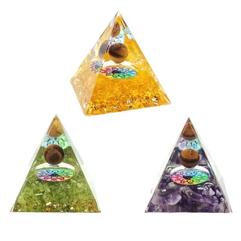 Şifa Koruma Meditasyon Yoga Aracı Piramit Kristaller Jeneratör Orgon Enerji Süsler El Sanatları Hediyeler